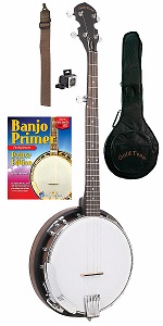 Gold Tone CC-BG Cripple Creek Banjo Bluegrass Starter Pack - Bluegrass Instruments