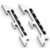 Saga Four String Banjo Bridge with bone inserts 1/2"