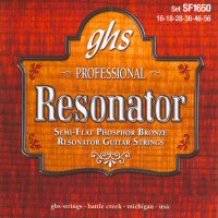 GHS Phosphor Bronze Semi Flat Dobro Strings