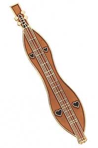 Dulcimer Mini Pin