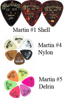 Martin Flat Picks (per dozen)